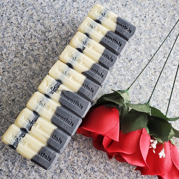 (2) Black Cherry & Activated Charcoal Bar Body Valentine Love Soap - Picture 3 of 4